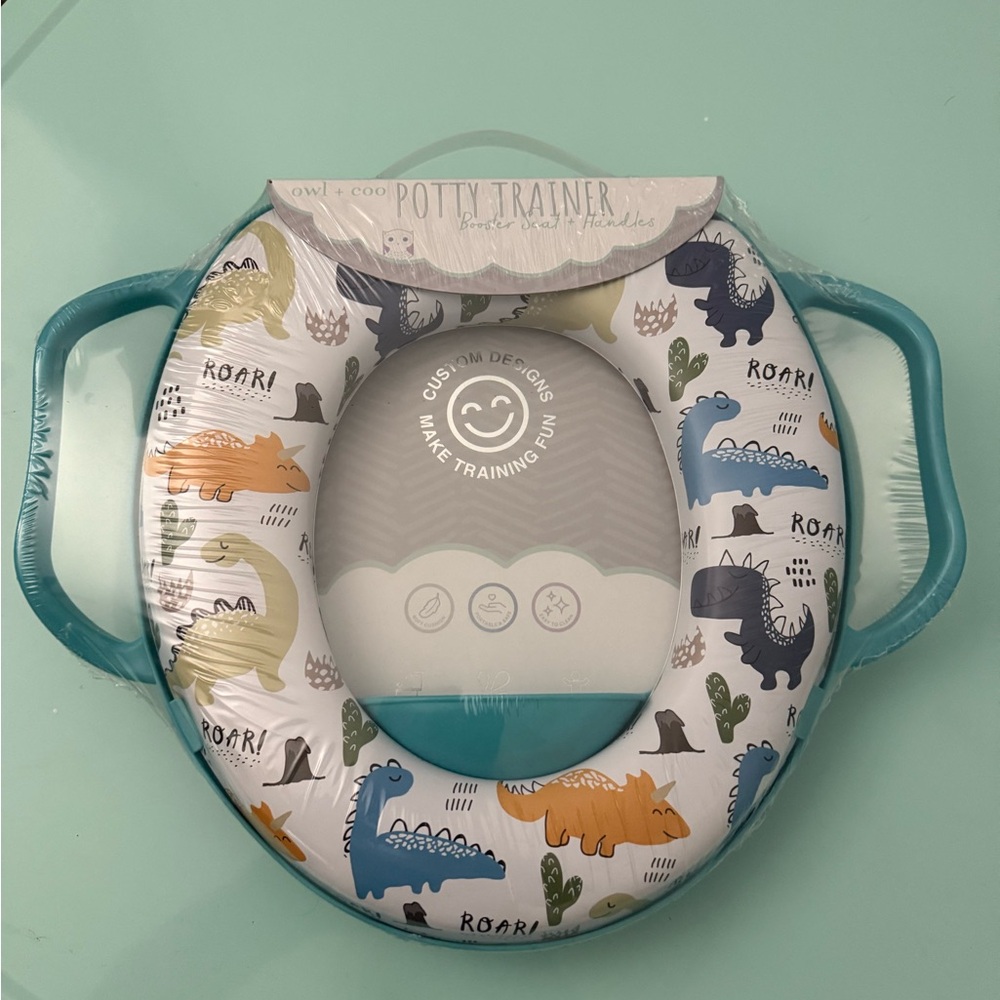 Potty Trainer with Dinosaur Print